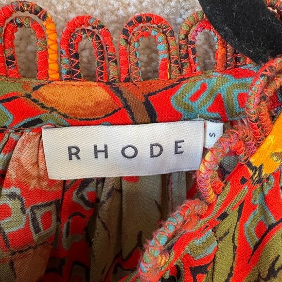 Rhode Dafina Top Size Small Highland Orchard Bramble Berry Print - Picture 9 of 10